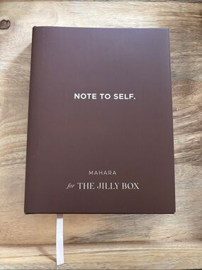 MAHARA | NOTE TO SELF for THE JILLY BOX - Brown Hardcover Notebook
